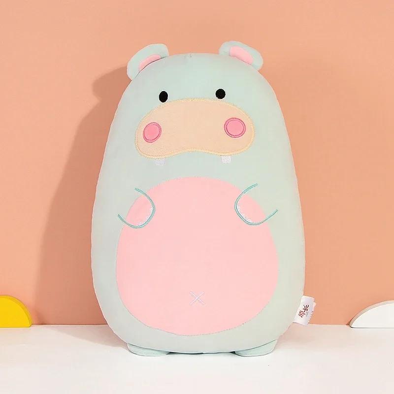 40/60cm Kawaii Animal Plush Pillow Cuddly Squishy Dinosaur Penguin Pig Rabbit Cat Panda Zoo Animal Soft Plushie Peluche Kid Gift