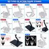 Adjustable Arm Action Figure Display Stand Transparent Action Figure Base  HG Model Figures