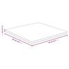 VidaXL Tabletop 50x50x1.5 Cm Bamboo 352693