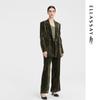 ELLASSAY Pleated Velvet Trousers
