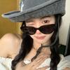 Sunglasses UV Protection Luxury Cat Eye Design for Women Face Slimming Effect No Makeup Essential Elegant Stylish Comfortable
