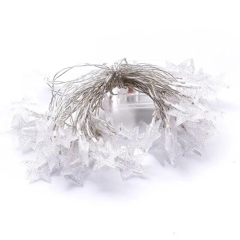 Battery-Powered Warm White Starry String Lights