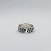 Handmade Minimalist Vintage Adjustable Ring Men Women Sterling Geometric Design Unisex Fashion Band