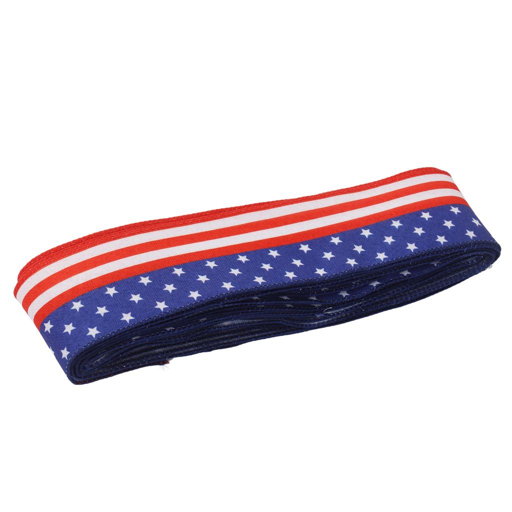 Patriotic Ribbon 6.5cm Width 10m Length 4th of July Independence Day for Decoration