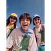 [Monster Series] Mqd Boys' Cartoon Short-Sleeved T-Shirt Summer New Top Kidsren's Bottoming Shirt T-Shirt