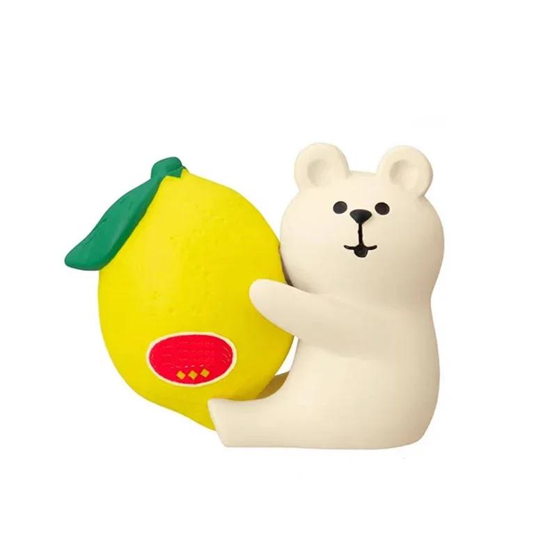 Japanese Groceries Lemon Cat Zakka Tide Play Gift Miniature INS Resin Crafts Small Decoration Scene Decoration Gift