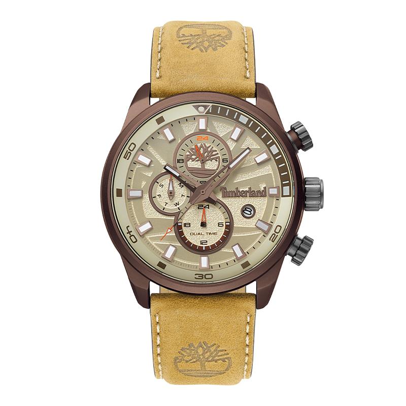 Timberland Henniker II Series Watch Quartz Movement Yellow Dial Chronograph Classic Fashion Outdoor Waterproof Men watches TBL.14816JLBN/07 TBL.14816JLBN/07