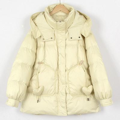 Winter New Women's Hooded Warm Thickened Down Jacket