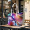 Flowing Colorful Fashion Shoulder Bag for Daily Use Casual Stylish Tote Bag