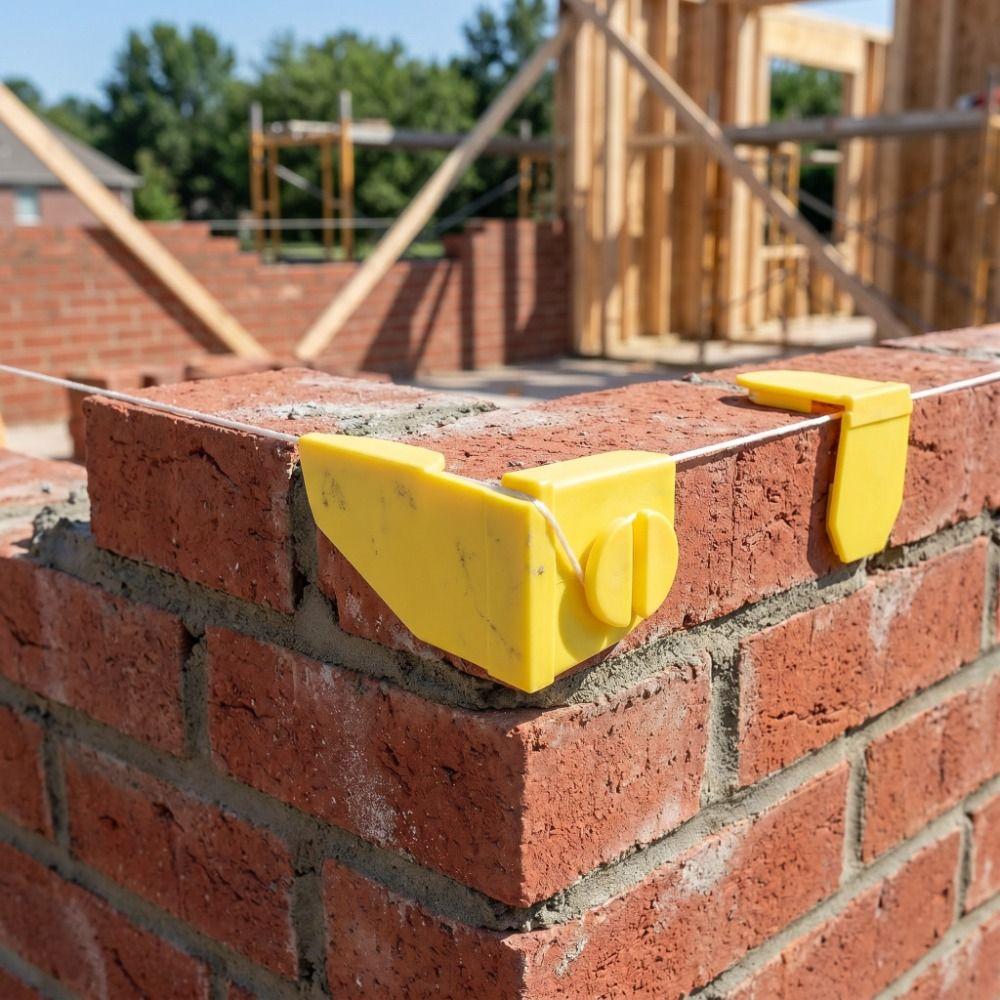 Yellow Brick Line Anchor Reusable Bricklaying Tool Masonry Masonry Tool  Block Laying