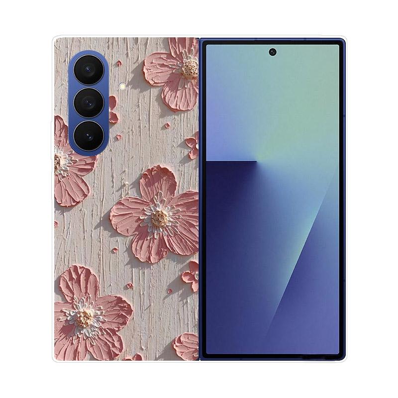 For Samsung Z Fold7 Case Clear Hard PC Folding Cover For Samsung Galaxy Z Fold 7 6 5 4 3 Fold6 Shockproof Transparent Back Funda