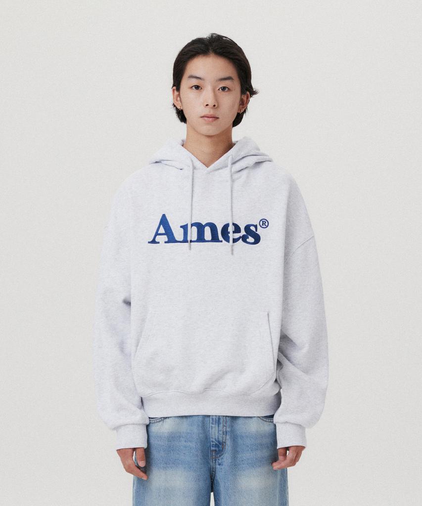 Basic Logo Hoodie Light Grey