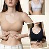 Front Closure Wireless Underwear Cross Back Women Support Brassiere Posture Corrector Bra  Fitness