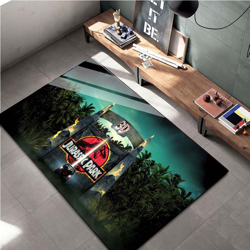 15 Size Jurassic-Park Dinosaur Area Rug Large Animal Carpet for Living Room Bedroom Sofa Doormat Decor,Child Non-slip Floor Mat