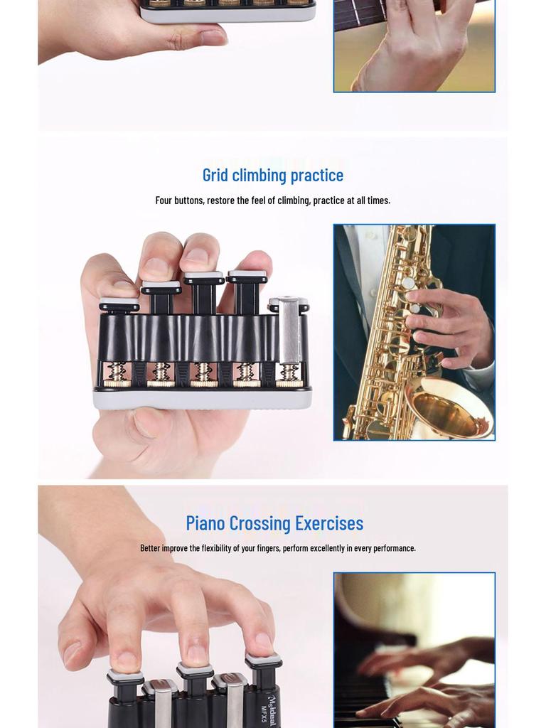 Guitar & Piano Finger Strength and Flexibility Trainer
