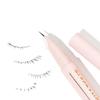 Lápiz Eyeliner Curvo 2 en 1 y Lápiz de Cejas Impermeable, a Prueba de Manchas, Larga Duración Acabado Mate Punta Ultrafina para Eyeliner Alado Preciso y Cejas Naturales