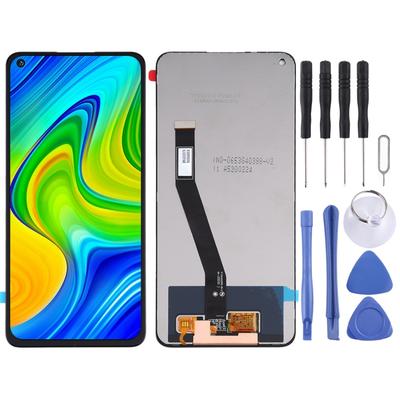 מסך TFT LCD לשיאומי Redmi Note 9 / Redmi 10X 4G עם דיג'יטייזר, הרכבה מלאה (שחור)