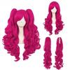 Anime Pinkie Pie Cos PP Pinkamena Diane Pie Cosplay Personification My Cos Cute Lovely Pink  Wig Wavy Curls Party Synthetic Hair