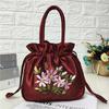 Embroidered Handcrafted Ethnic Handbag - Compact Shopping Bag for Mobile & Essentials