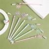 1PC Random Color Gel Pen Pendant Pen Cute Drifting Bottle Bear Pendant Gel Pen Stationery Sweet Lovely Erasable School Office Supplies(Bear Random)