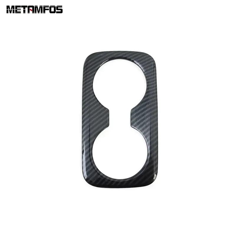 For Kia Sportage NQ5    2024 2025 Carbon Fiber Rear Cup Holder Water Bottle Frame Interior Accessories Car Styling