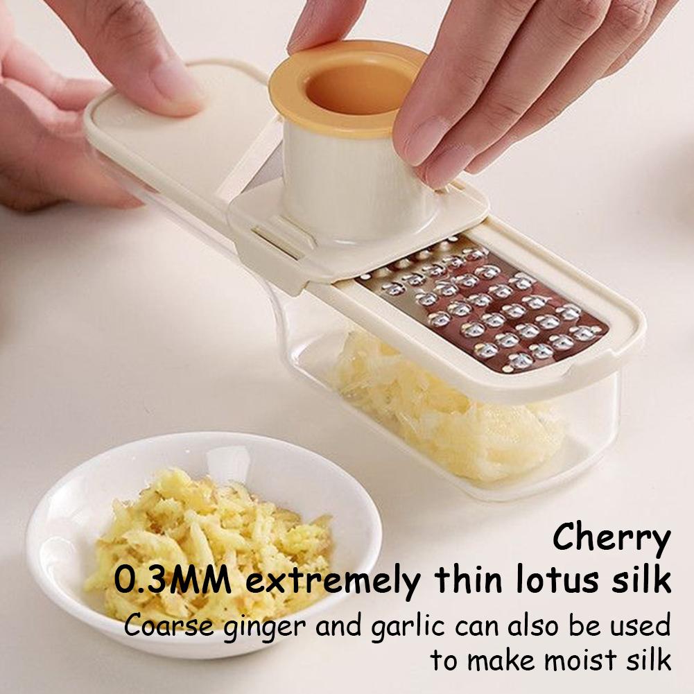 3-in-1 Multifunctional Vegetable Slicer and Grater Set - Interchangeable Blades Manual Kitchen Tool Kit for Potatoes Supplies