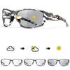 LOISRUBY Photochromic Cycling Sunglasses Men Women Outdoor Riding Travel Driving Camping Goggles Camouflage Eyeweare