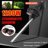 Brushless Cordless Electric Hedge Trimmer 1200w Dual Action Grass Trimmer Pruning Saw Garden Tools with 2PC 22900mah Battery