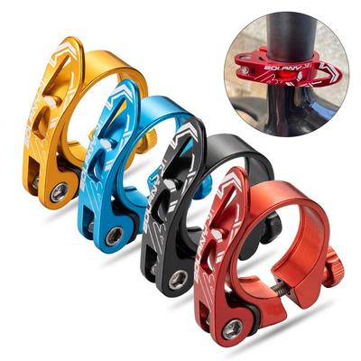 Alloy 31.8/34.9mm Mountain MTB BMX Bicycle Seatpost Clamps Quick Release Aluminium Bike Seat Clamp