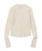 Mucent Orchid Ribbed Crop Knit Zip-Up (7 Colors)