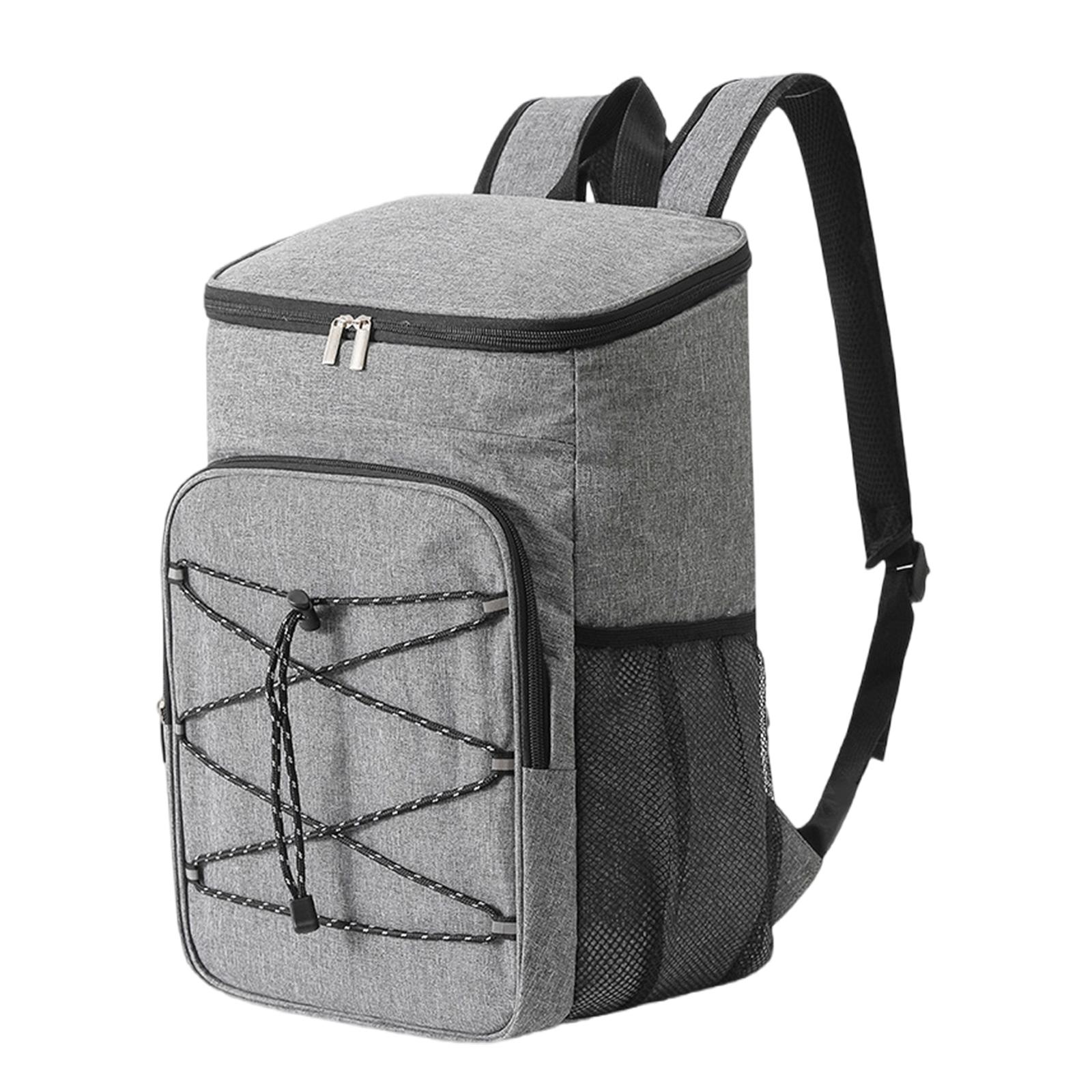 

Непромокаемый рюкзак-холодильник, водонепроницаемая мягкая сумка-холодильник, пляжный рюкзак-холодильник для пляжа, рыбалки, пикника, путешествий, долговечный серый