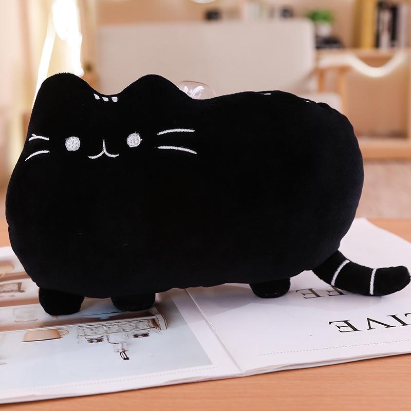 Entzückendes Katzen-Plüschkissen mit großem Gesicht - Süßes Geschenk für Katzenliebhaber