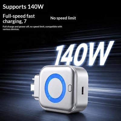 USB-C-Telefon Vollständig geladen Intelligenter Trennertyp Typ-C 140W Schnellladeadapter Telefone Vollständige Ladung Automatisches Stromabschaltladegerät