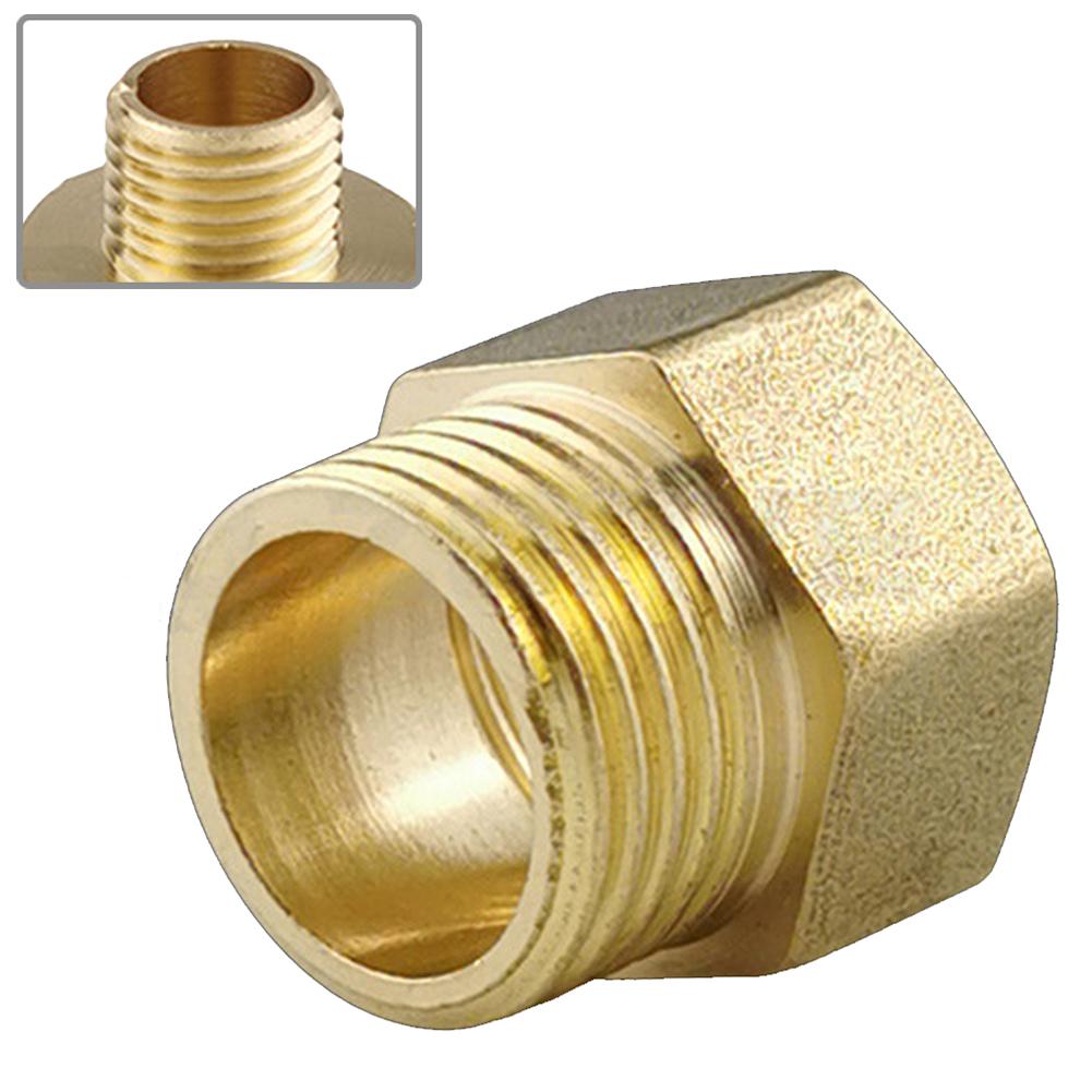 Adaptor conductă gaz alamă filet interior 3/8 inch filet exterior 1/4 inch Pentru aragazuri, grătare, accesorii camping exterior Adaptor conductă