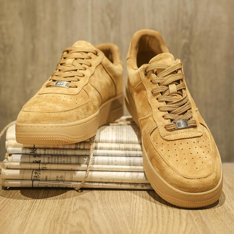 Fashion New Arrival Men's Casual Shoes Spring Autumn Men Sneakers Breathable Leather Skateboard Footwear Super Soft Male Tenis Masculino