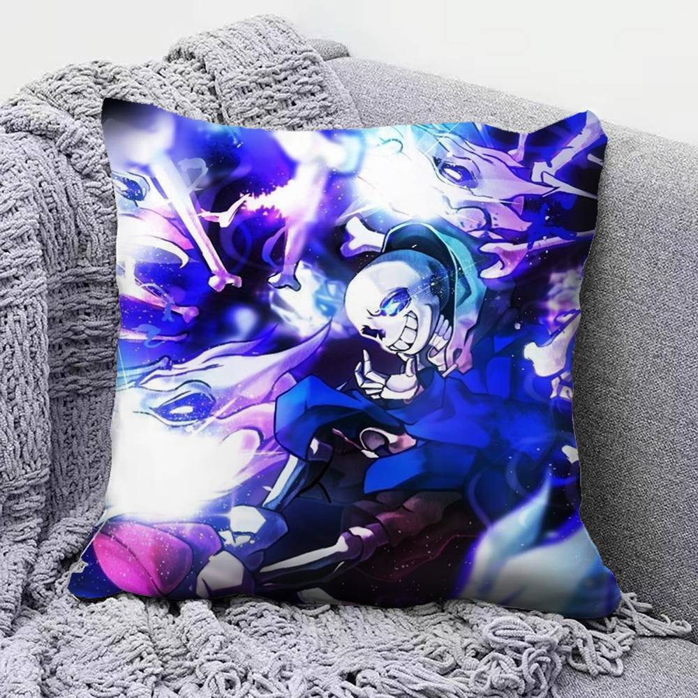 

Classic Sans Undertale Game Cool Pillow Covers Home Sofa Cushion Covers and Aecorative Custom 30x30 cm