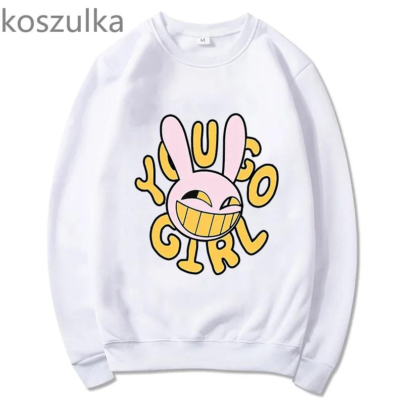 The Amazing Digital Circus Jax Hoodies Mode Frauen Harajuku Lustige Kawaii Hoodies Unisex Casual Vintage Pullover Sweatshirts