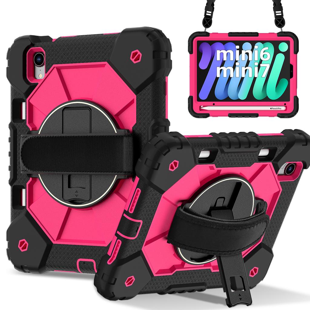 Tablet Protective Case A2 Model Suitable for iPad Mini 6/Mini 7 with Satchel Stand 10 Colors Available