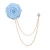 Rose Lapel Pin Brooch Buttonhole Groomsmen Corsage and Buttons 12 Color