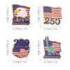 250Th Anniversary Patriotic Brooch With Adjustable Pin Metal Badge For Suits Scarves Backpacks And Collectibles
