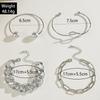 Exaggerated chain bracelet set, punk heart-shaped open bracelet bracelet wholesale