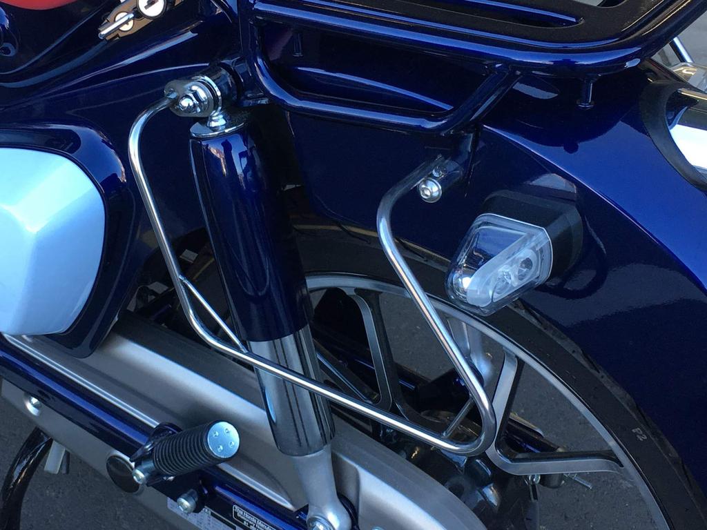 Kijima Motorcycle Parts Side Bag Support, Steel, Left Side, Chrome Plated, for Super Cub C125 ('18-) 210-4962
