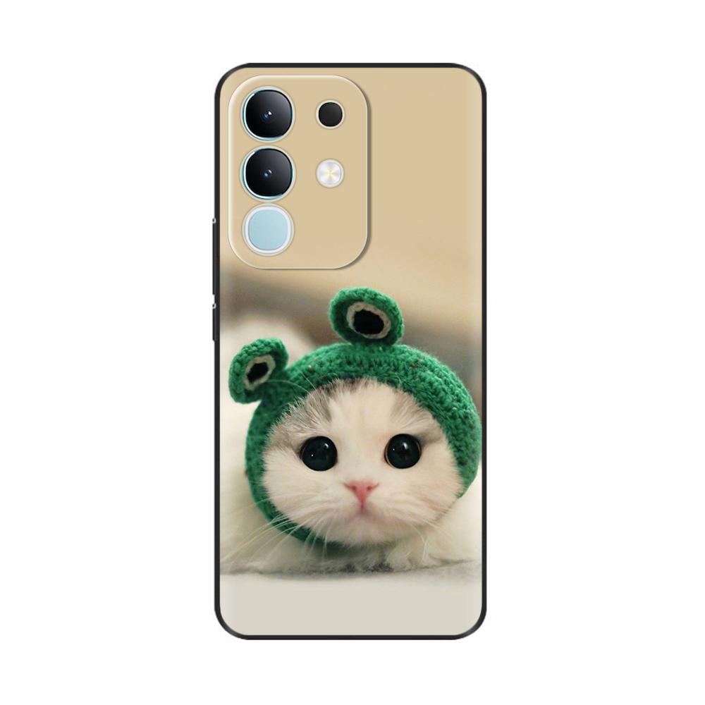 Pour Vivo Y29 4G Coque Mignon Panda Silicone Liquide Doux Étuis de Téléphone Pour Vivo Y29 4G Coques Y 29 Fundas Protection Dessin Animé Couverture Arrière