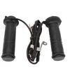Motorcycle Heated Handlebar Grips Water Resistant DC12V Rubber Electric Hand Grip Warmer with Adjustable Temperature