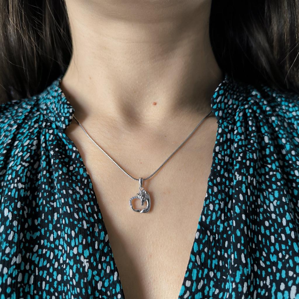 Silver Pendant with Cubic Zirkonia (2201861)