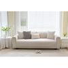 Simple Nordic Plush Sofa Cushion Winter Solid Color Versatile Gray Thickened Non-slip Cushion Modern Sofa Cover Cover