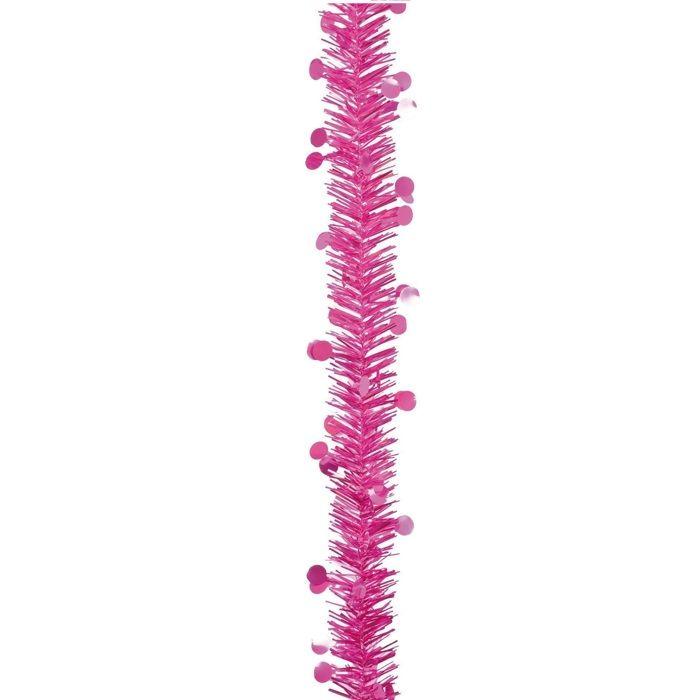 Guirlande 2 plis rose