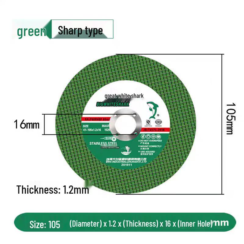 

Great White Shark Stainless Steel Grinding Wheel for 100 Angle Grinder - Sanding, Polishing, Double Mesh Disc