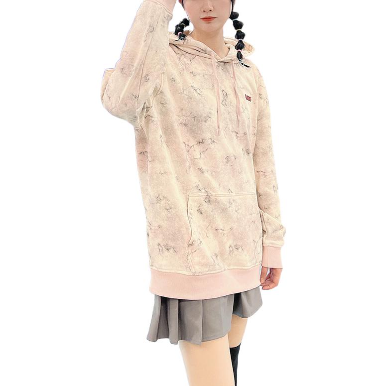 Vans Vintage Wash Pullover Hoodie Women Tops Light-Pink VN0A7PZWYEF