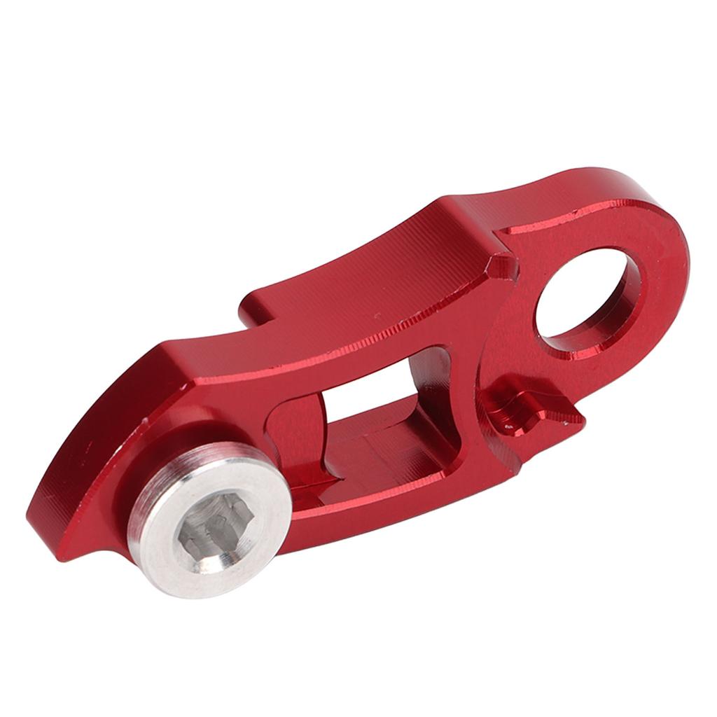 Mountain Bike Frame Gear Tail Hook Extender Aluminum Alloy Bike Accessory Compatible with 34‑52T Large Flywheel Red